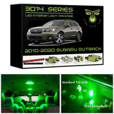 2010-2020 Subaru Outback Super Bright 3014 Series LED interior light kit