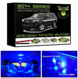 2010-2024 Toyota 4Runner Super Bright 3014 Series LED interior light kit