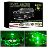 2010-2024 Toyota 4Runner Super Bright 3014 Series LED interior light kit