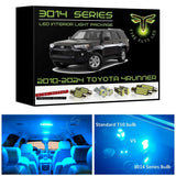 2010-2024 Toyota 4Runner Super Bright 3014 Series LED interior light kit