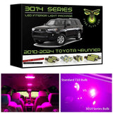 2010-2024 Toyota 4Runner Super Bright 3014 Series LED interior light kit