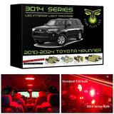 2010-2024 Toyota 4Runner Super Bright 3014 Series LED interior light kit