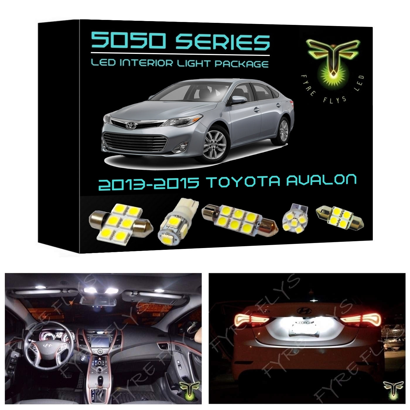 2013-2015 Toyota Avalon LED interior light kit 5050 Series