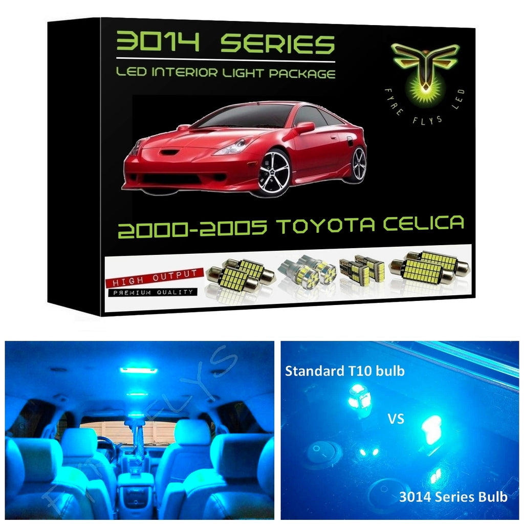 2000-2005 Toyota Celica Ultra Bright 3014 Series LED interior light kit