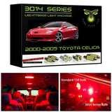 2000-2005 Toyota Celica Ultra Bright 3014 Series LED interior light kit