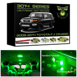 2007-2014 Toyota FJ Cruiser Super Bright 3014 Series LED interior light kit