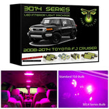 2007-2014 Toyota FJ Cruiser Super Bright 3014 Series LED interior light kit