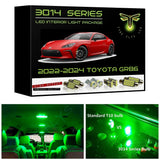 2022-2026 Toyota GR86 Super Bright White 3014 Series LED interior light kit