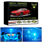 2022-2026 Toyota GR86 Super Bright White 3014 Series LED interior light kit