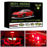2022-2026 Toyota GR86 Super Bright White 3014 Series LED interior light kit