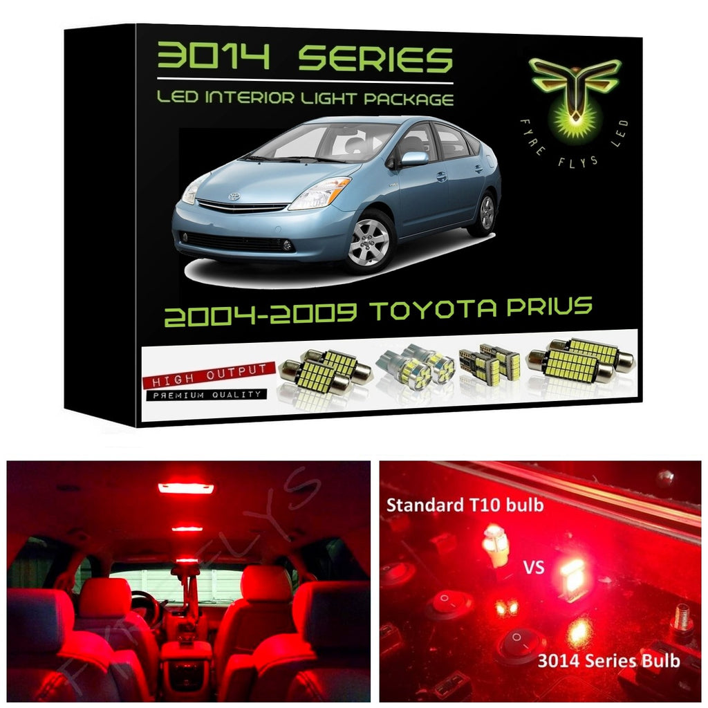2004-2009 Toyota Prius Super Bright 3014 Series LED interior light kit