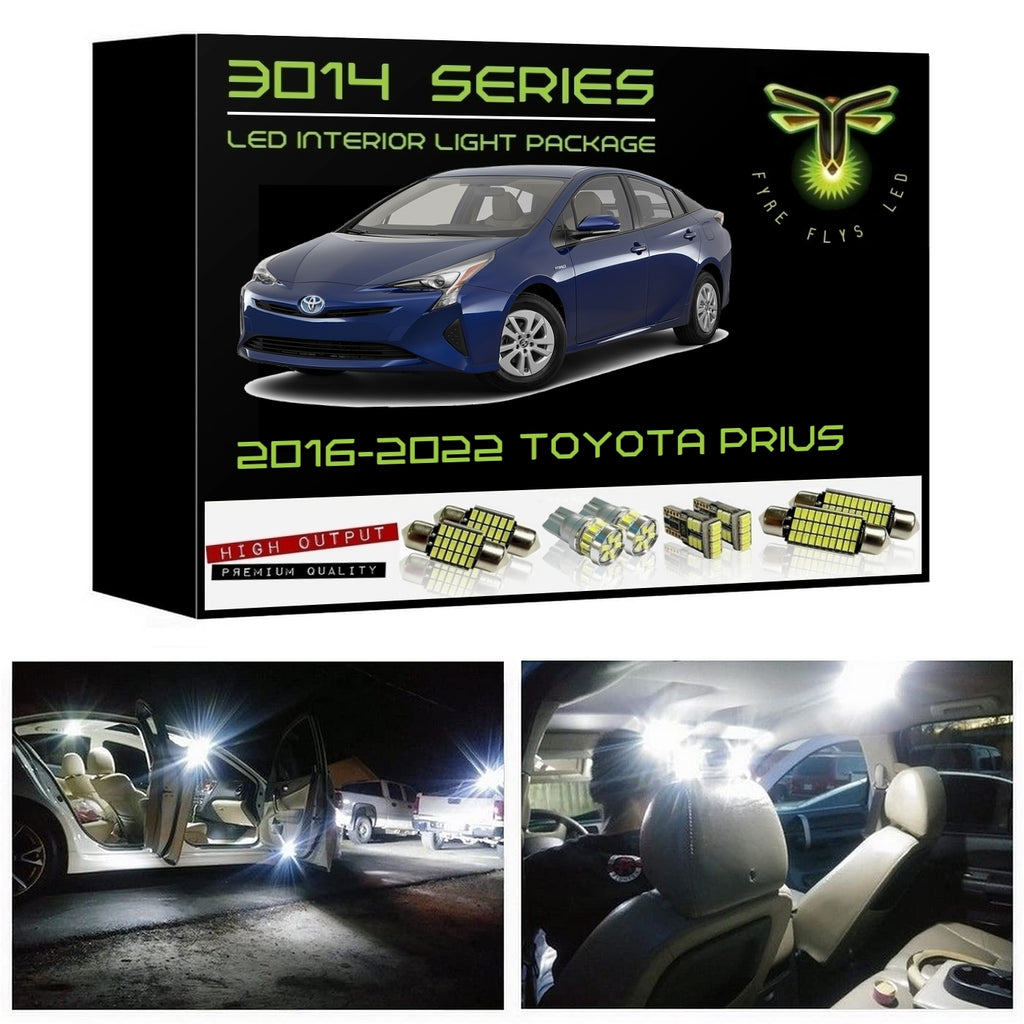 2016-2022 Toyota Prius Super Bright 3014 Series LED interior light kit