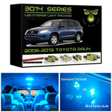 2006-2013 Toyota RAV4 Super Bright 3014 Series LED interior light kit