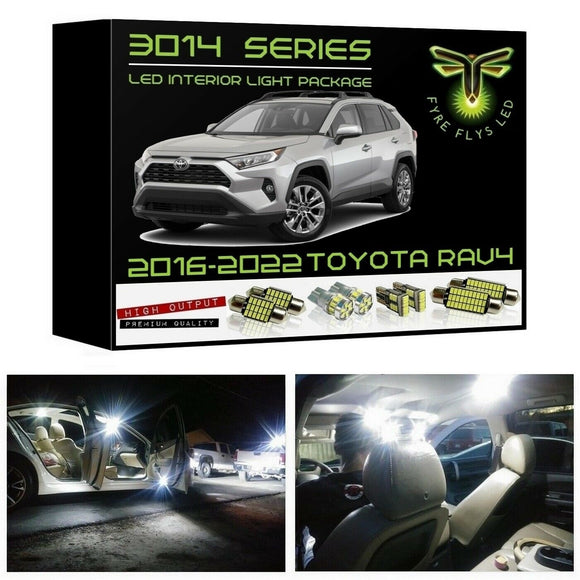 2016-2022 Toyota RAV4 LED interior light kit 3014 Series