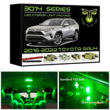 2016-2022 Toyota RAV4 Super Bright 3014 Series LED interior light kit