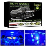 2016-2023 Toyota Tacoma Super Bright 3014 Series LED interior light kit