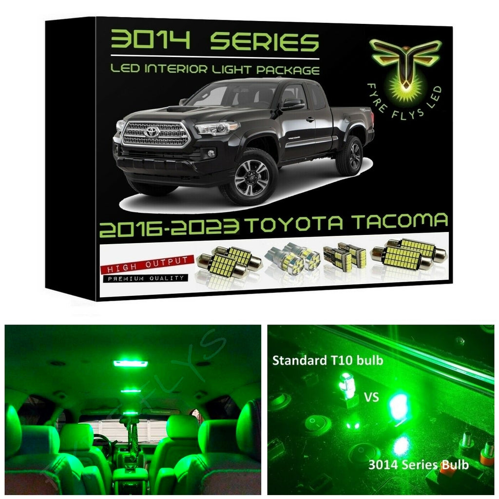 2016-2023 Toyota Tacoma Super Bright 3014 Series LED interior light kit