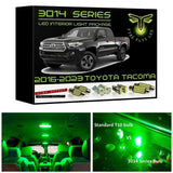 2016-2023 Toyota Tacoma Super Bright 3014 Series LED interior light kit