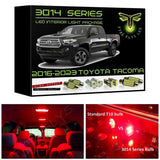 2016-2023 Toyota Tacoma Super Bright 3014 Series LED interior light kit