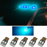 5 Piece LED cab roof clearance marker lights For Trucks 194 bulbs