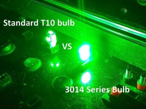 5 Piece LED cab roof clearance marker lights For Trucks 194 bulbs