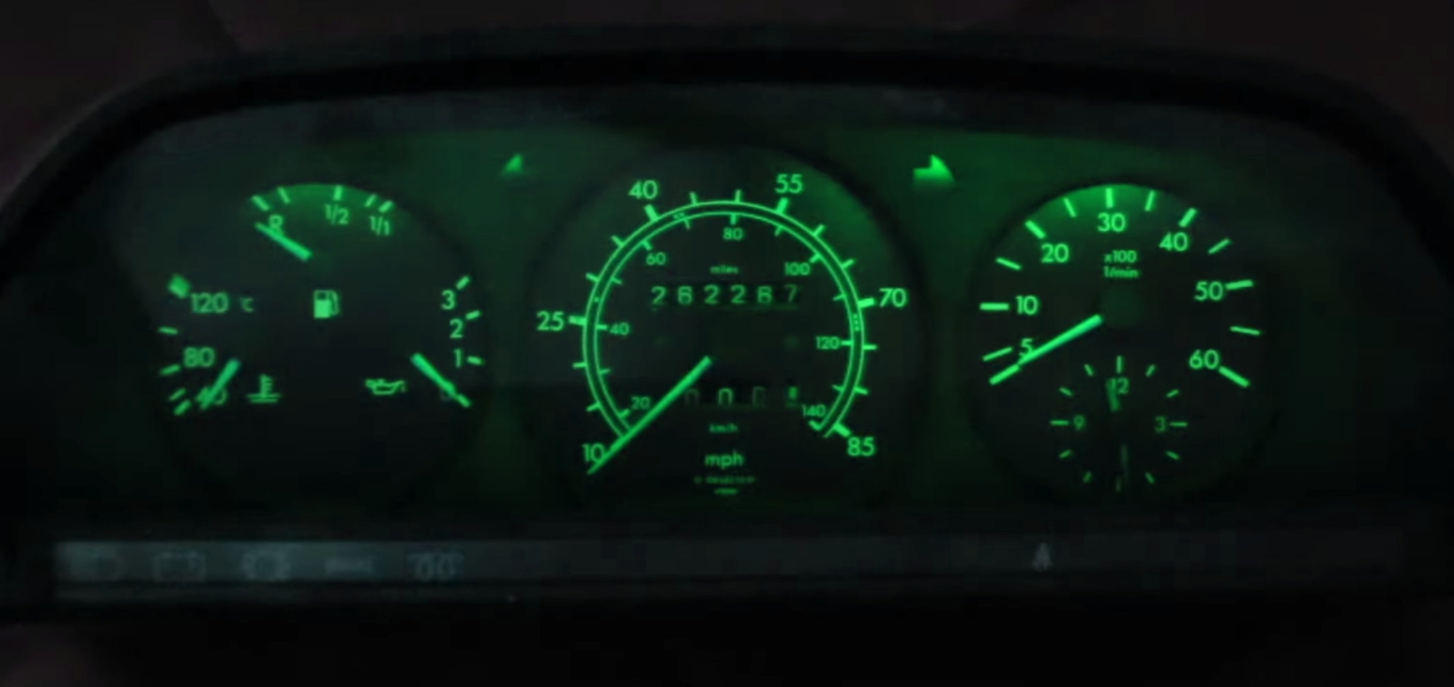 Gauge Cluster & Center Console LED Dashboard Light Bulbs for Mercedes Benz W123 Chassis