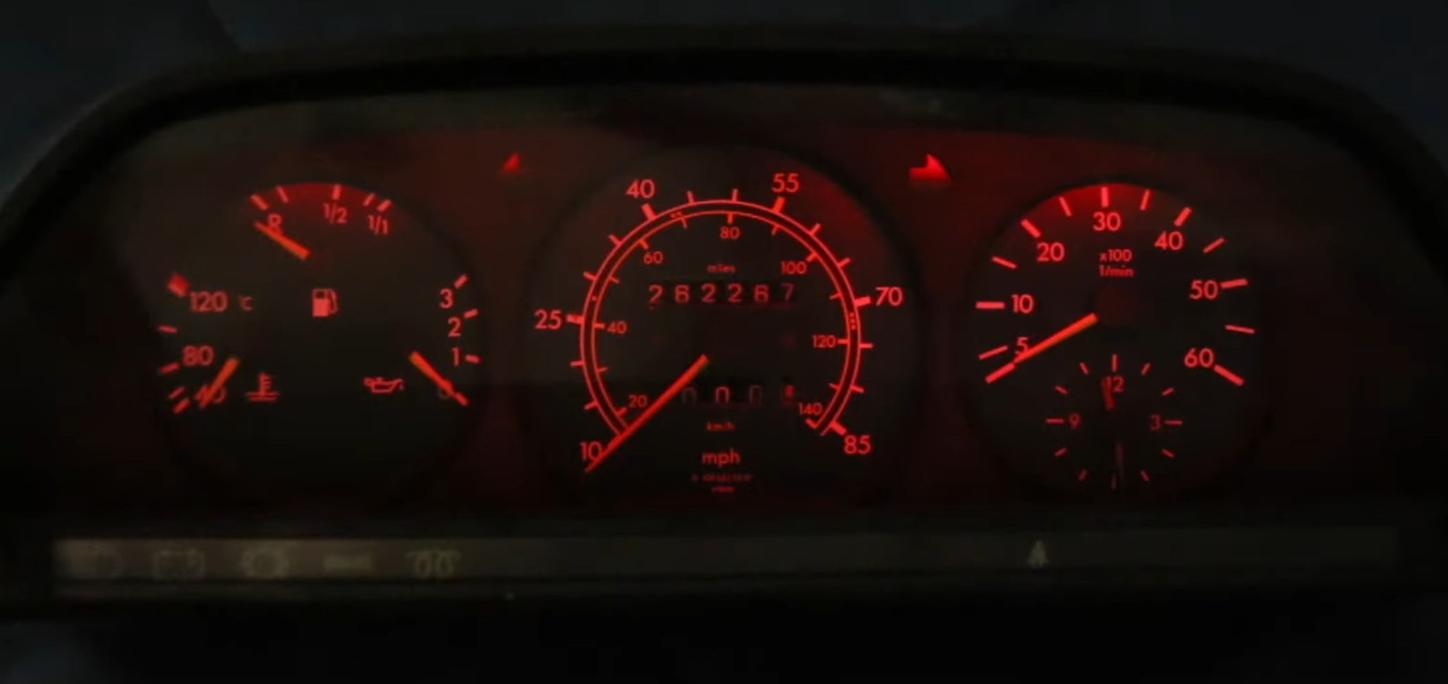 Gauge Cluster & Center Console LED Dashboard Light Bulbs for Mercedes Benz W123 Chassis