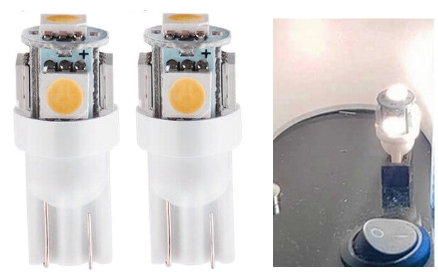 T10 194 168 2825 w5w bulbs - 5050 series 5 LED
