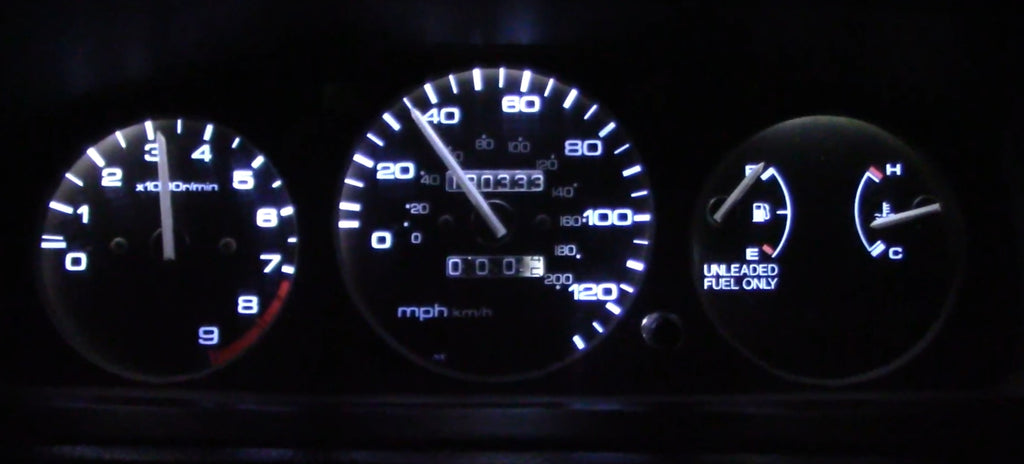 LED Speedo & HVAC Kit for 1992-1995 Honda Civic EG Gauge Cluster and climate controls Set