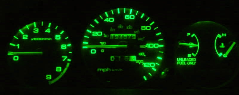 LED Speedo & HVAC Kit for 1992-1995 Honda Civic EG Gauge Cluster and climate controls Set