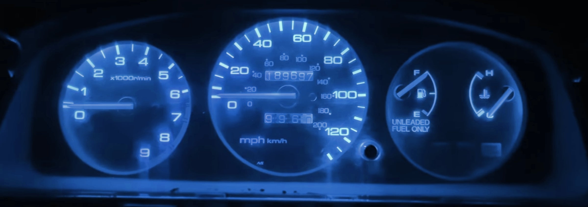 LED Speedo & HVAC Kit for 1992-1995 Honda Civic EG Gauge Cluster and climate controls Set