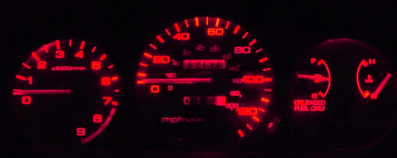 LED Speedo & HVAC Kit for 1992-1995 Honda Civic EG Gauge Cluster and climate controls Set