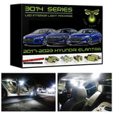 2017-2023 Hyundai Elantra Super Bright 3014 Series LED interior light kit