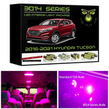 2016-2021 Hyundai Tucson Super Bright 3014 Series LED interior light kit