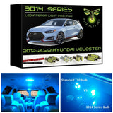 2012-2022 Hyundai Veloster Super Bright 3014 Series LED interior light kit