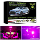 2012-2022 Hyundai Veloster Super Bright 3014 Series LED interior light kit