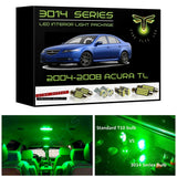 2004-2008 Acura TL Super Bright 3014 Series LED interior light kit