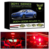 2004-2008 Acura TL Super Bright 3014 Series LED interior light kit