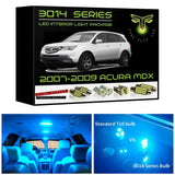 2007-2009 Acura MDX Super Bright 3014 Series LED interior light kit