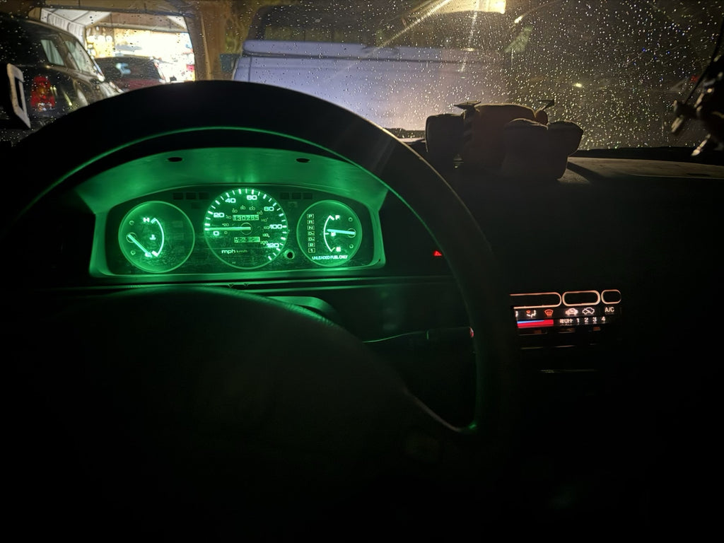 LED Speedo & HVAC Kit for 1992-1995 Honda Civic EG Gauge Cluster and climate controls Set