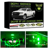 2019-2021 Dodge Ram Super Bright 3014 Series LED interior light kit