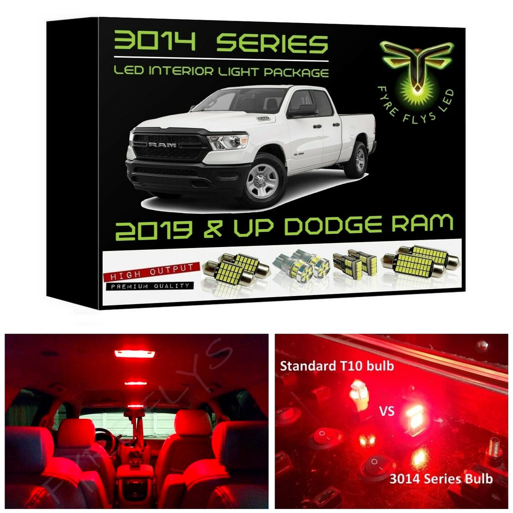 2019-2021 Dodge Ram Super Bright 3014 Series LED interior light kit