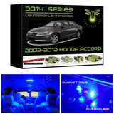 2003-2012 Honda Accord Super Bright LED interior light kit 3014 Series