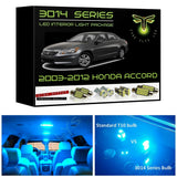 2003-2012 Honda Accord Super Bright LED interior light kit 3014 Series