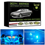 1998-2002 Honda Accord Super Bright 3014 Series LED interior light kit