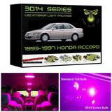 1993-1997 Honda Accord Super Bright 3014 Series LED interior light kit