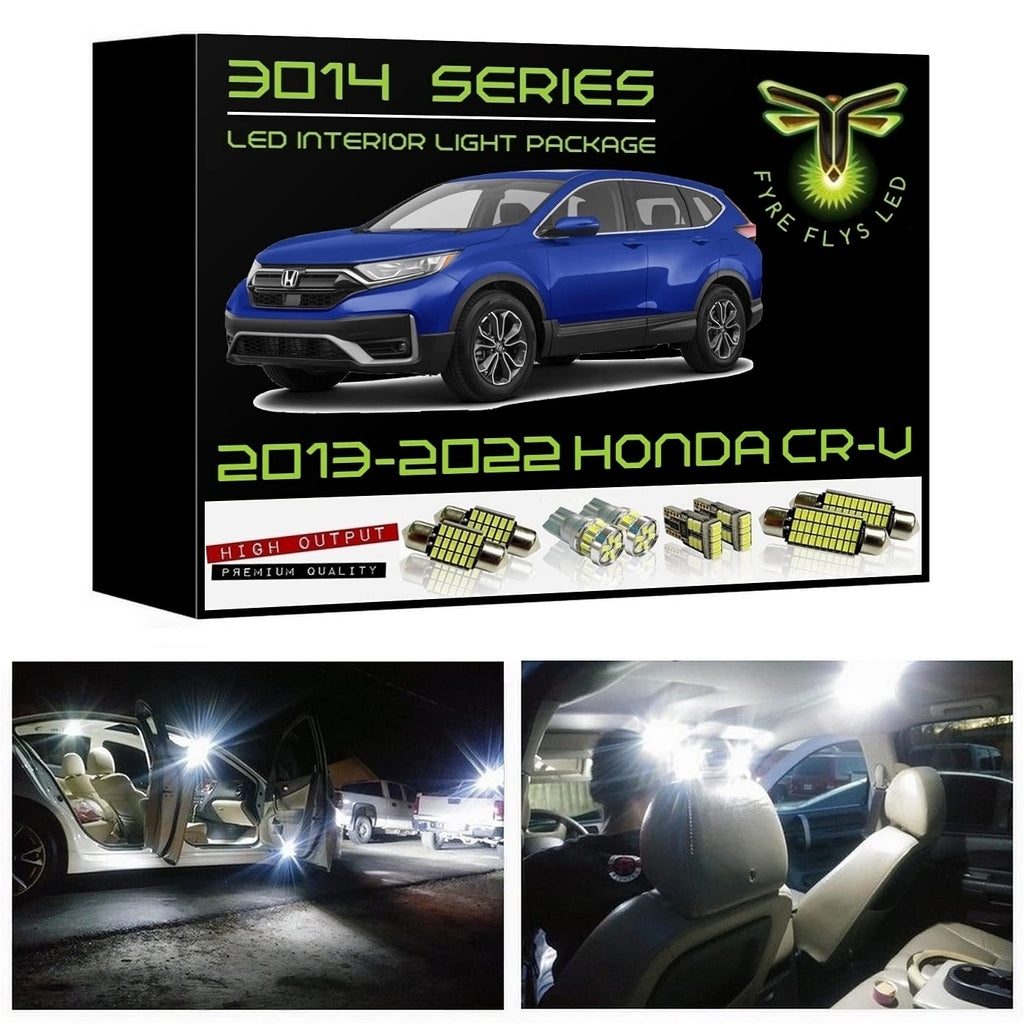 2013-2022 Honda CR-V Super Bright 3014 Series LED interior light kit