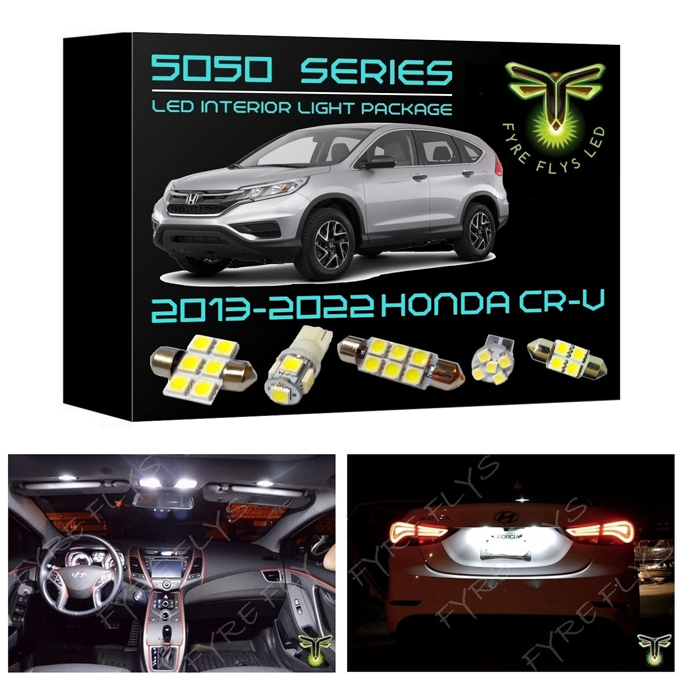 2013-2022 Honda CR-V LED interior light kit 5050 Series
