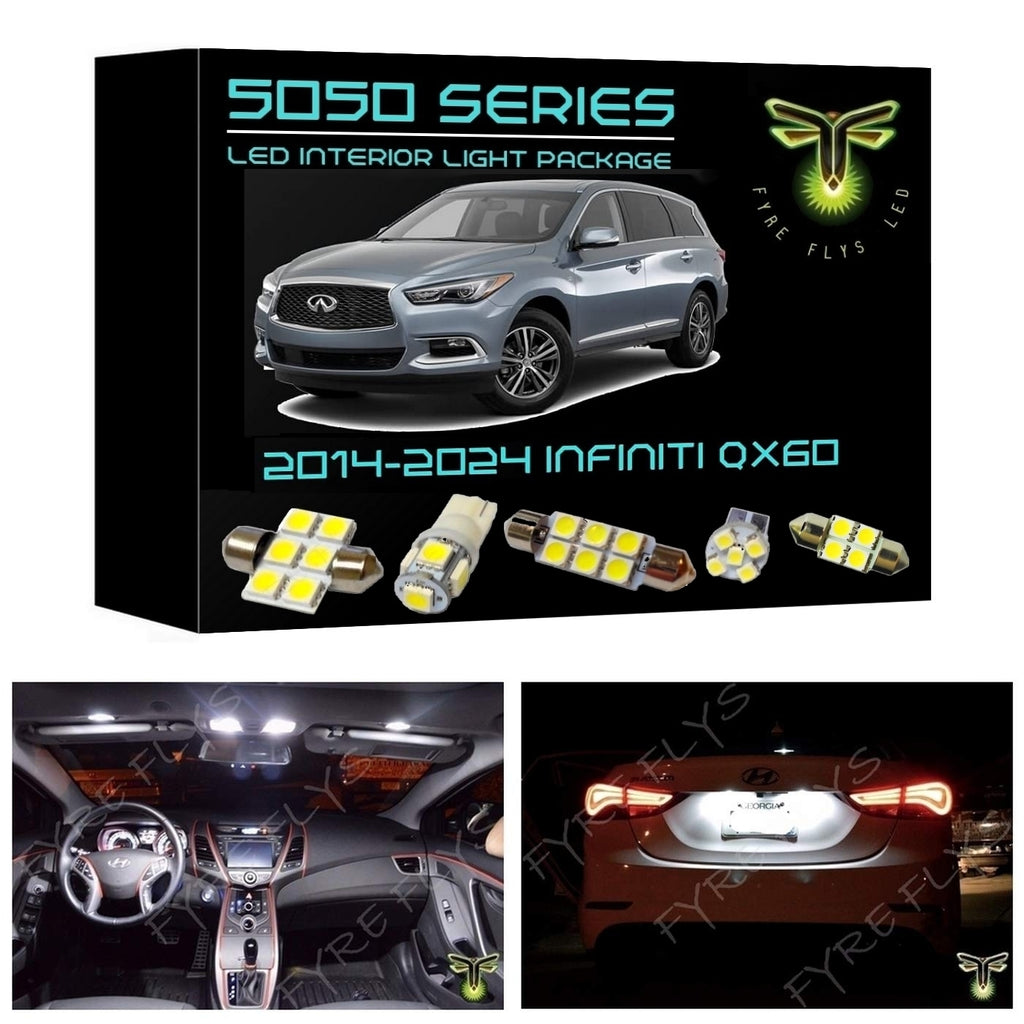 2014-2020 Infiniti QX60 LED interior light kit 5050 Series