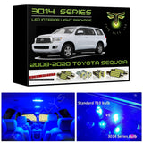 2008-2020 Toyota Sequoia Super Bright 3014 Series LED interior light kit